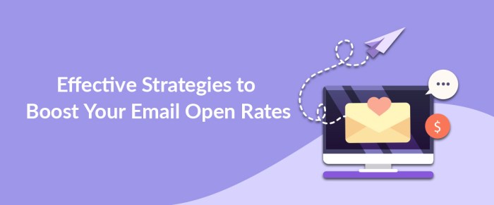 Increasing Email Open Rates