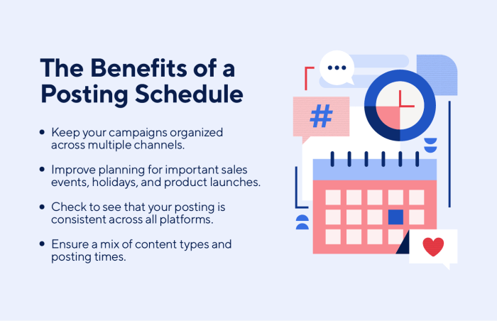 Developing a Social Media Posting Schedule