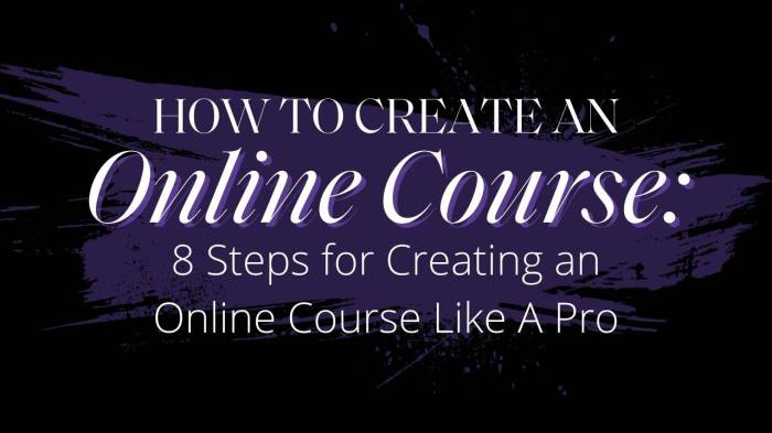 Online Course Creation