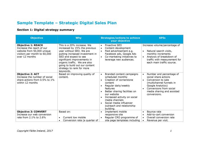 Developing Sales Strategies